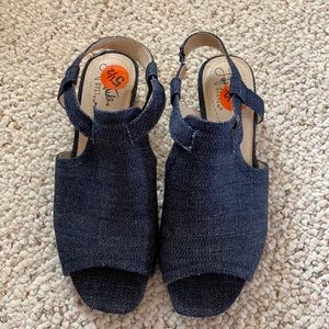 Denim shoes